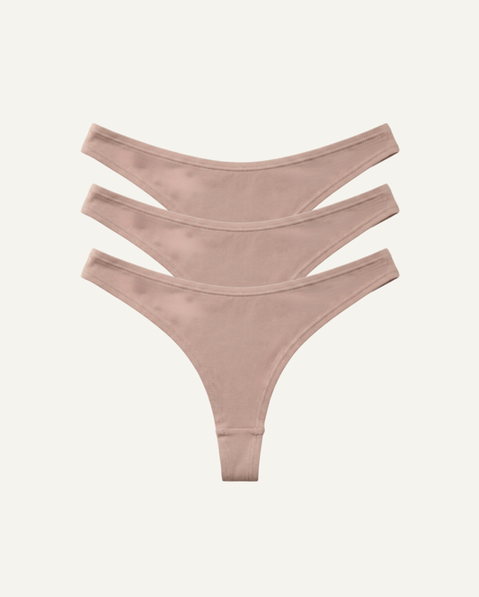 Clemence Seaweed Tencel Thong 3-Pack