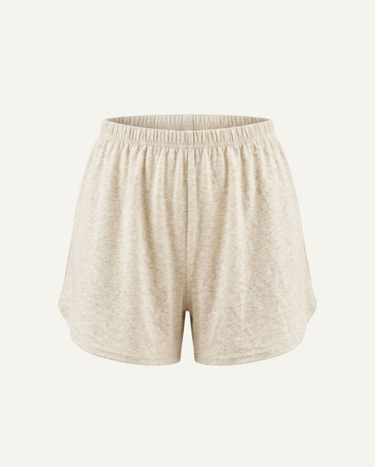 Wren Organic Cotton-Linen Pyjama Shorts