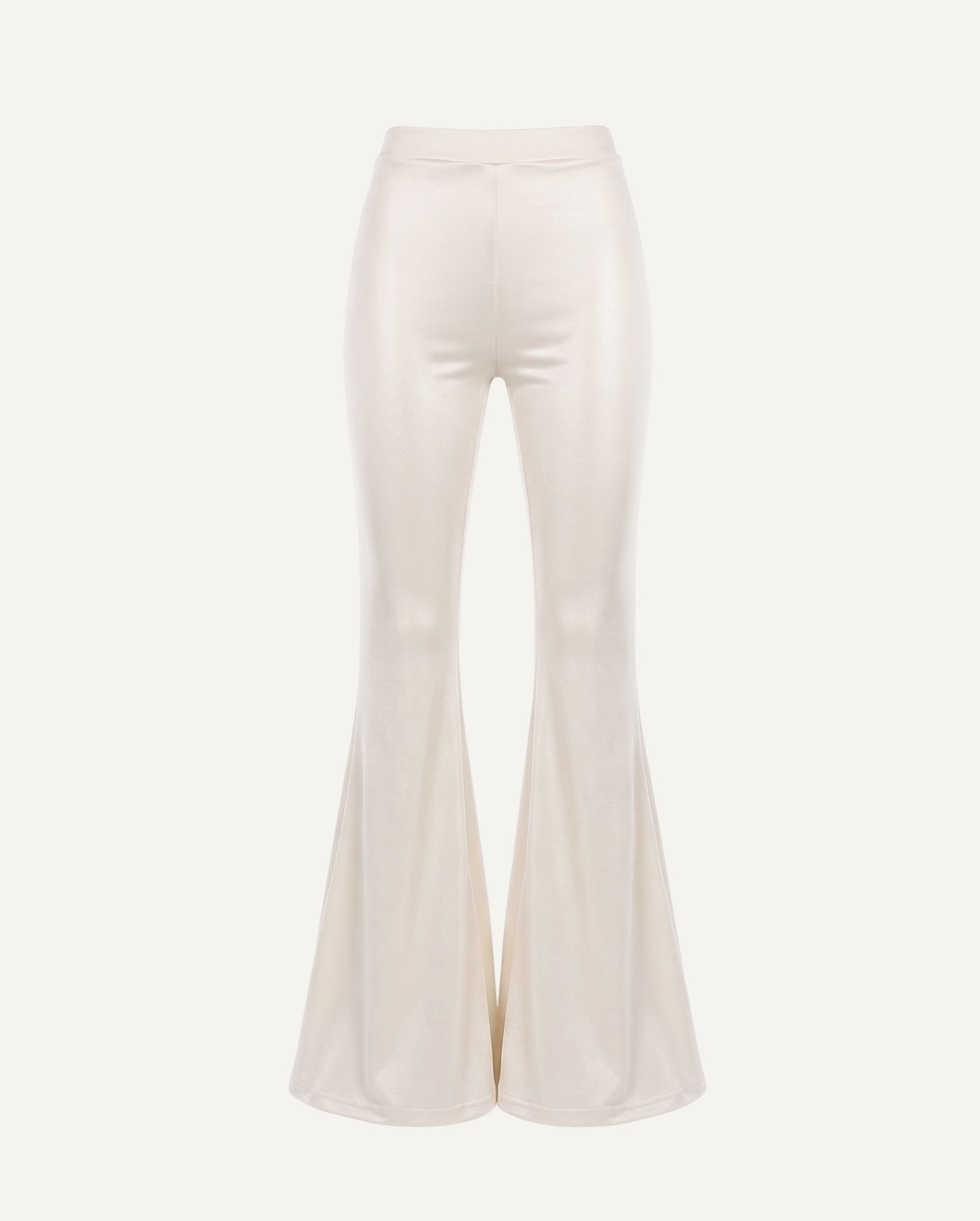 Georgiana Mulberry Silk Flared Pants