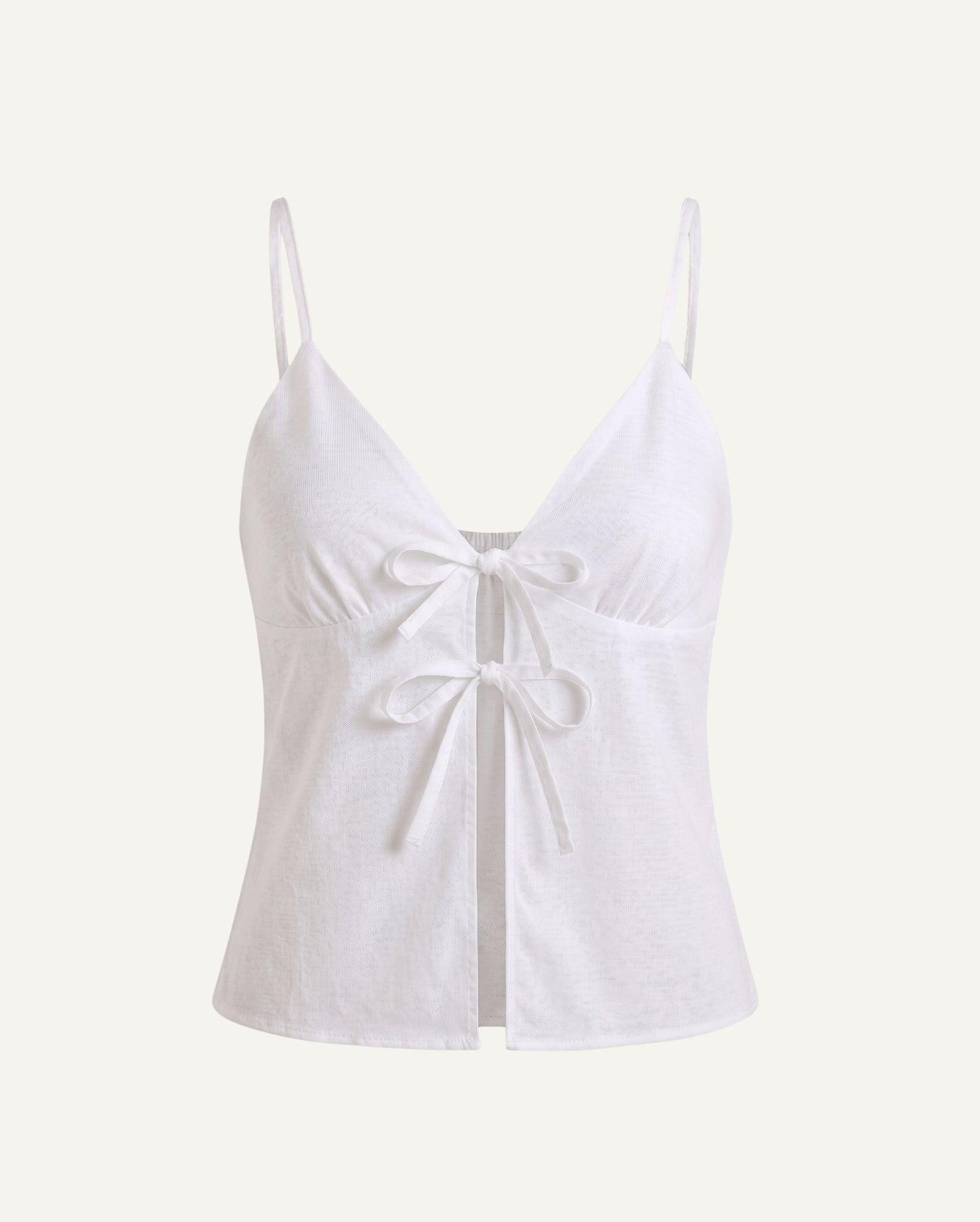 Cleo Seaweed Bow-Tie Cami