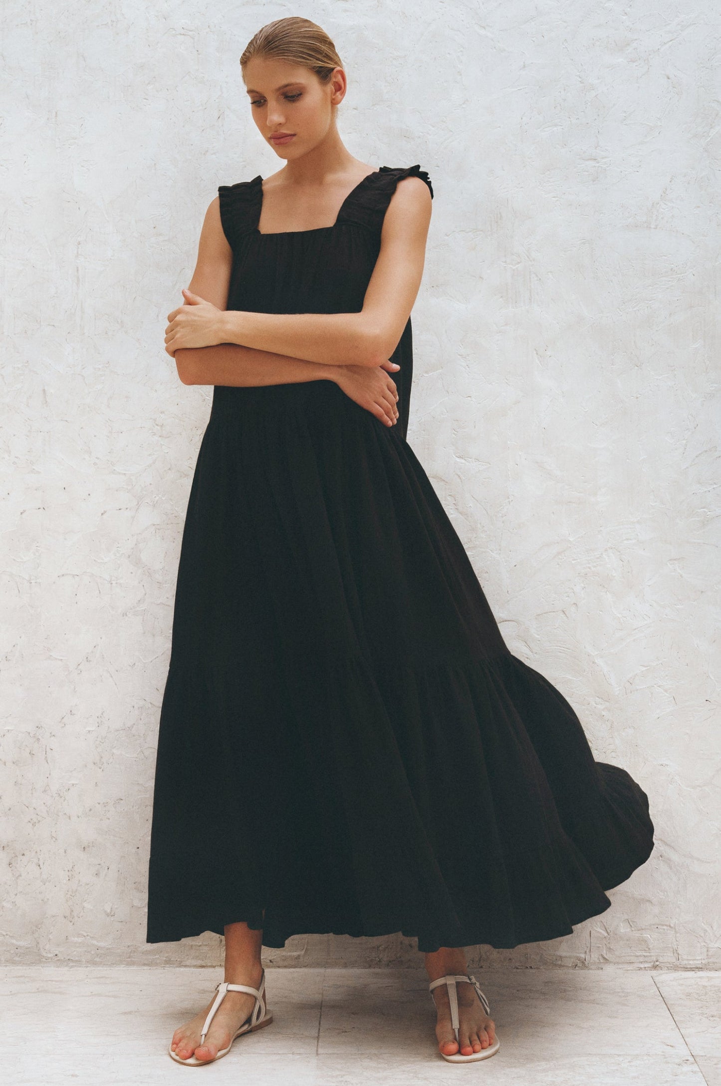 Lana Linen Maxi Dress