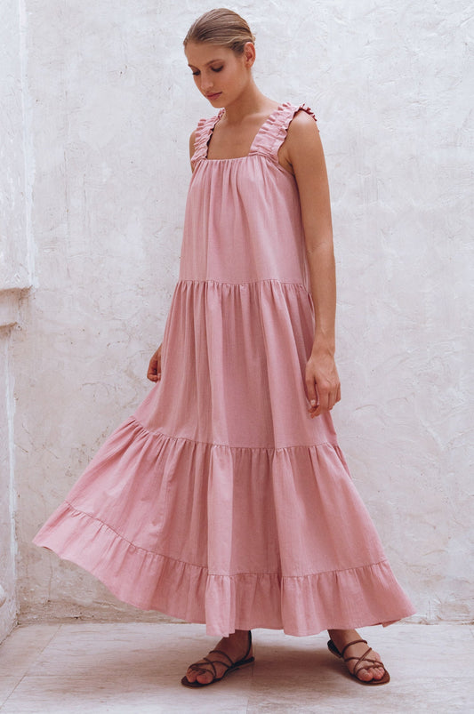 Lana Linen Maxi Dress