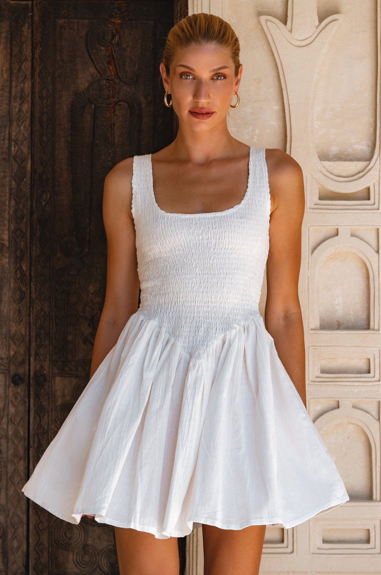Lidia Linen Mini Dress