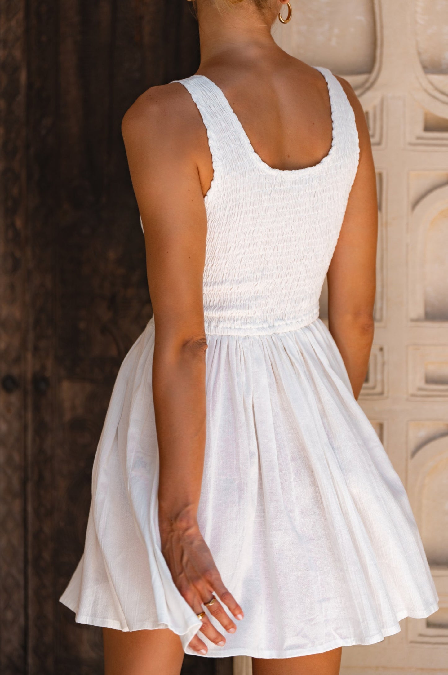 Lidia Linen Mini Dress
