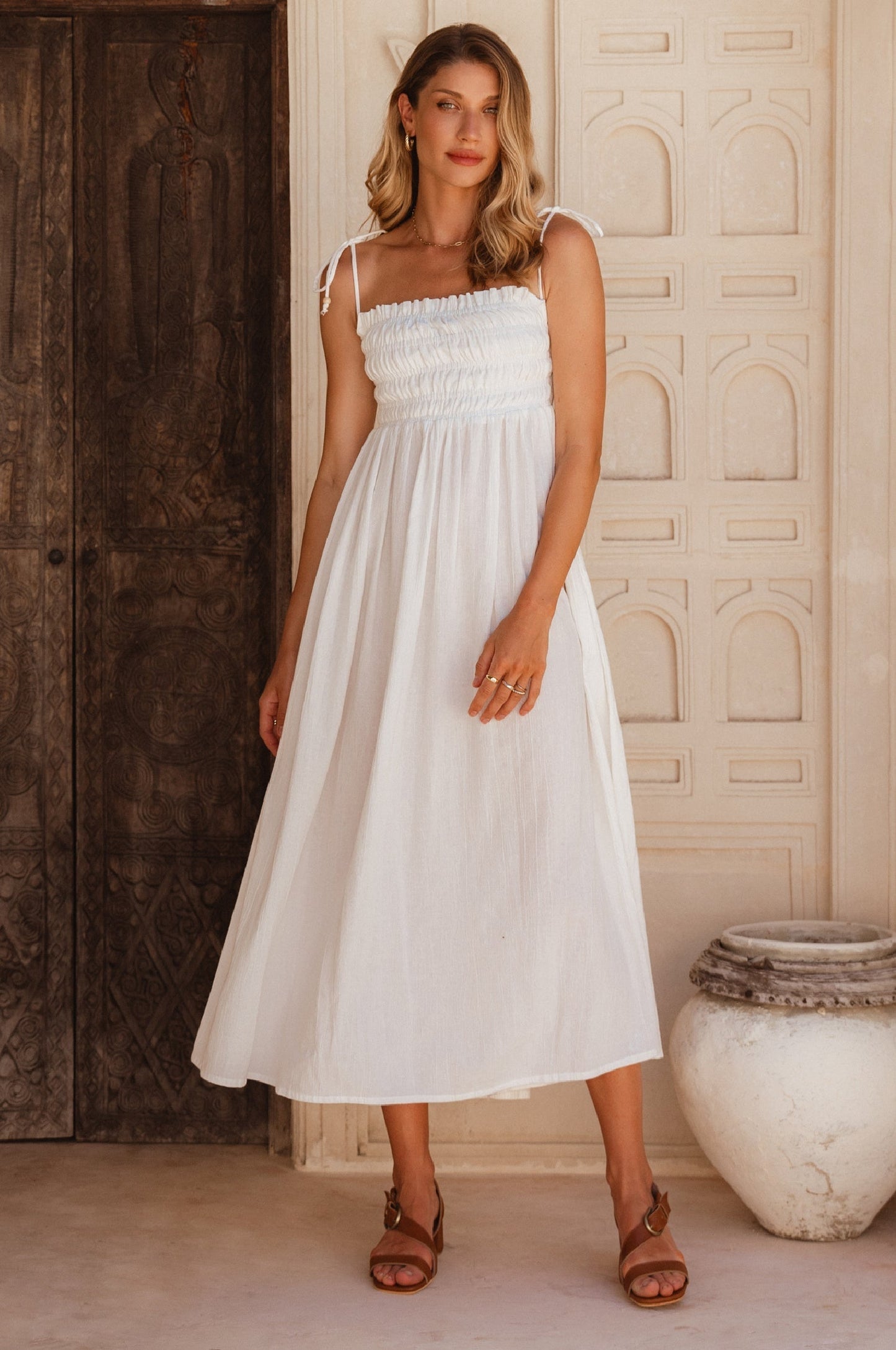 Lipa Linen Maxi Dress