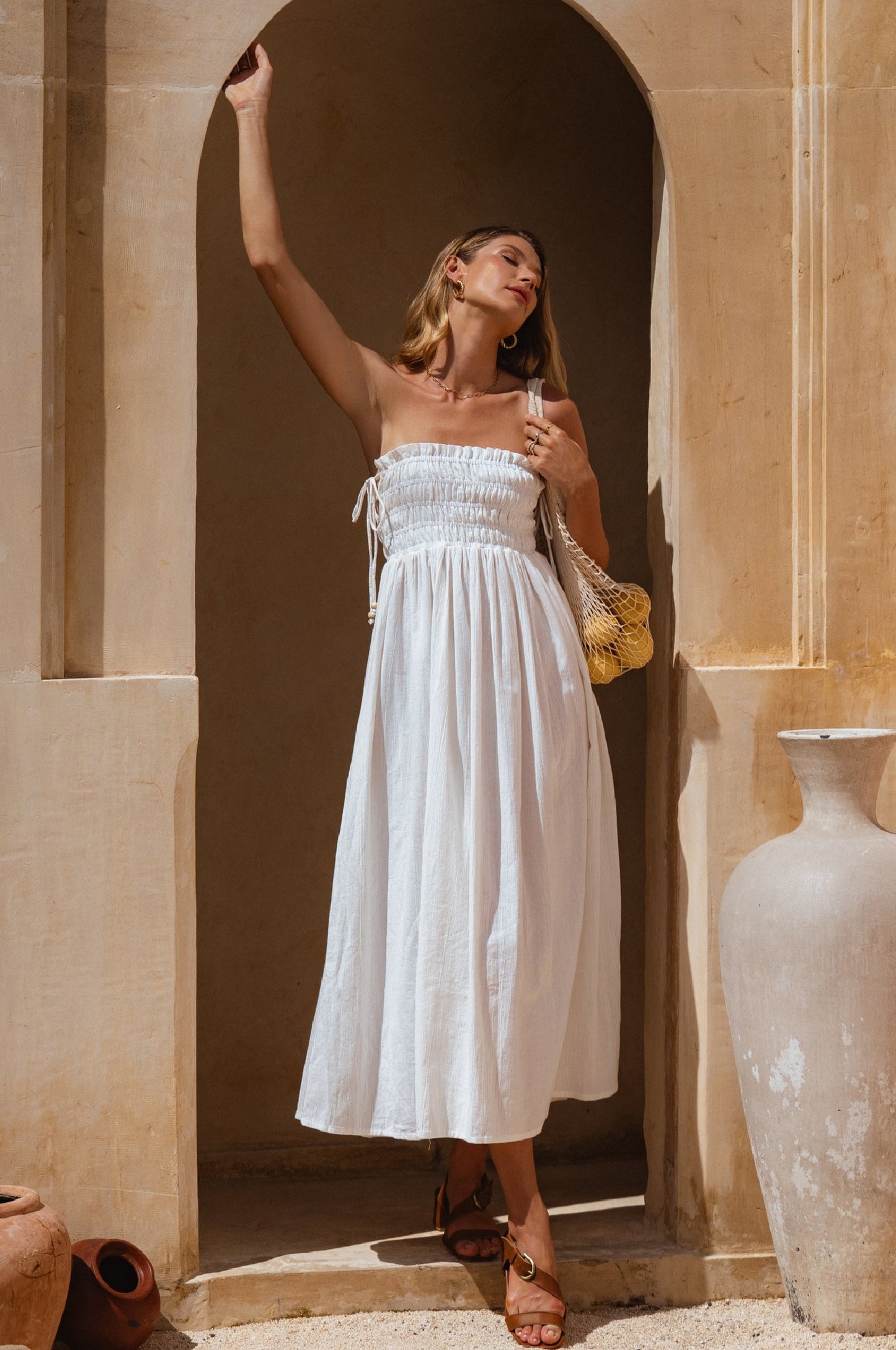 Lipa Linen Maxi Dress