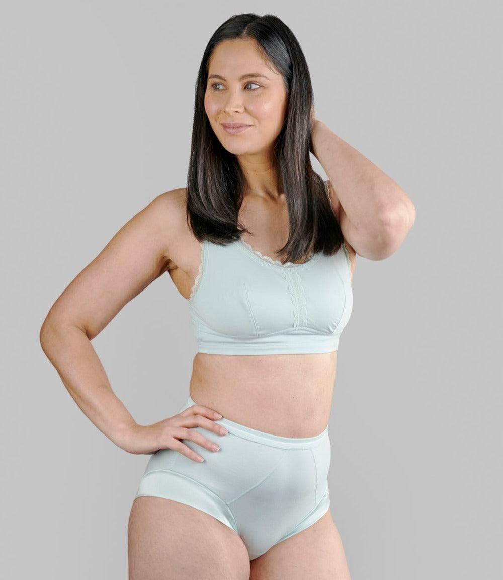 Georgia Silk & Organic Cotton Wireless Back-Support Bra
