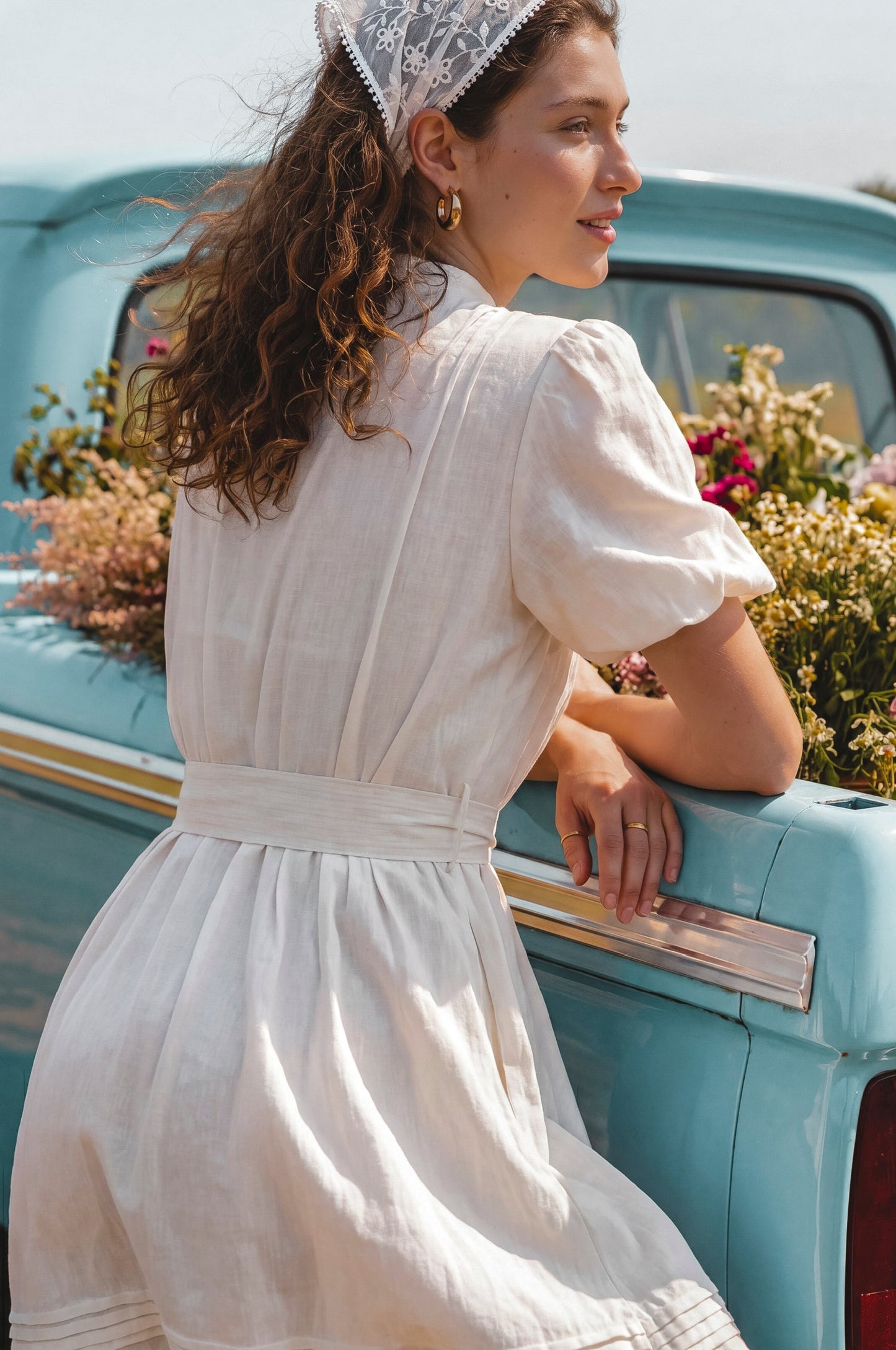 Mary Linen Mini Dress