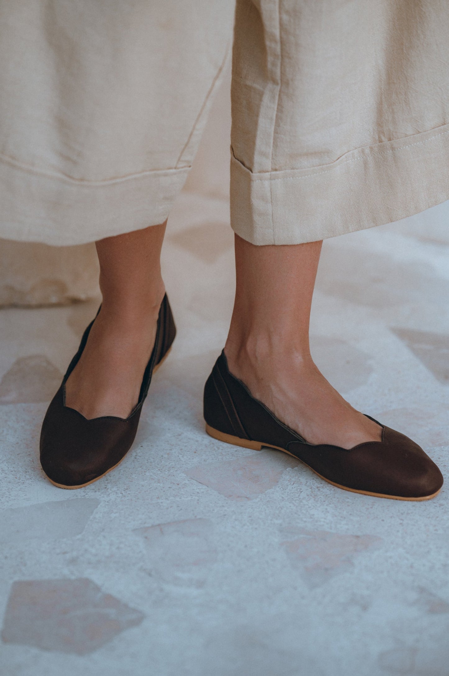 Millie Leather Ballet Flats