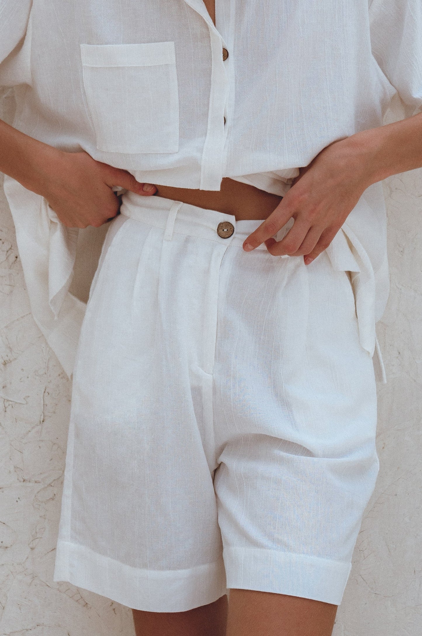 Melanie Linen Shorts