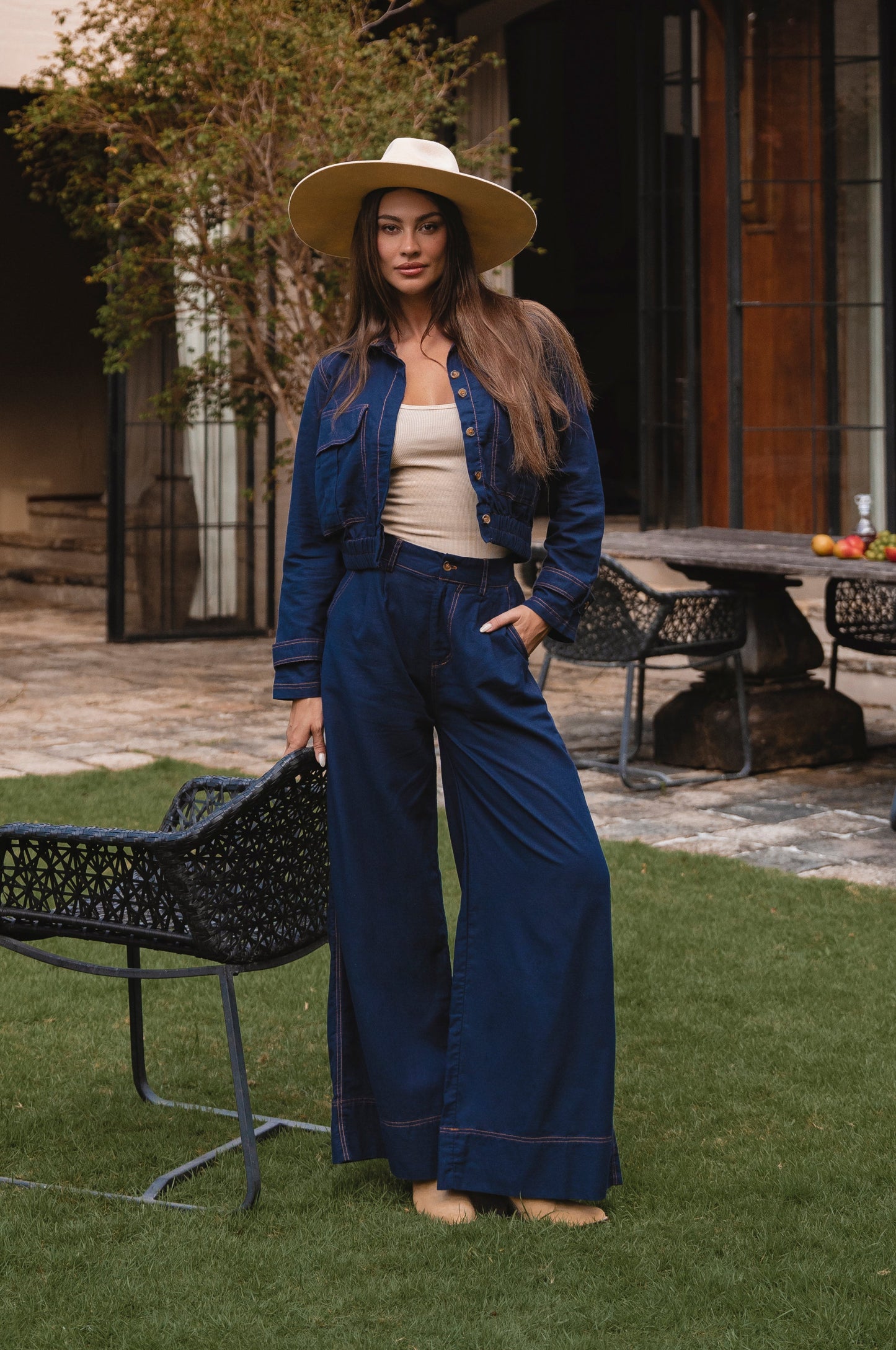 Orphelia Wide Leg Linen Pants