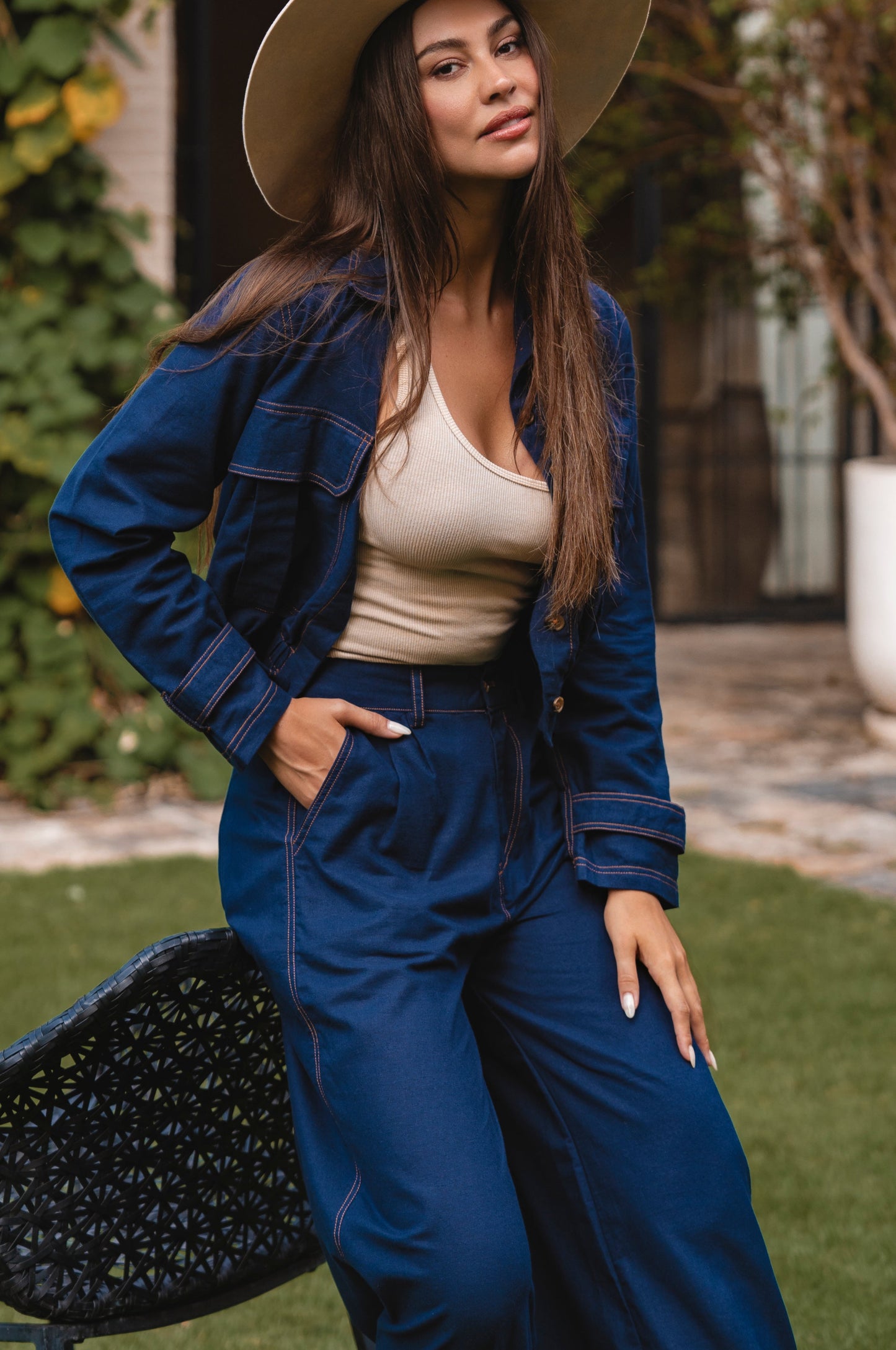 Orphelia Wide Leg Linen Pants