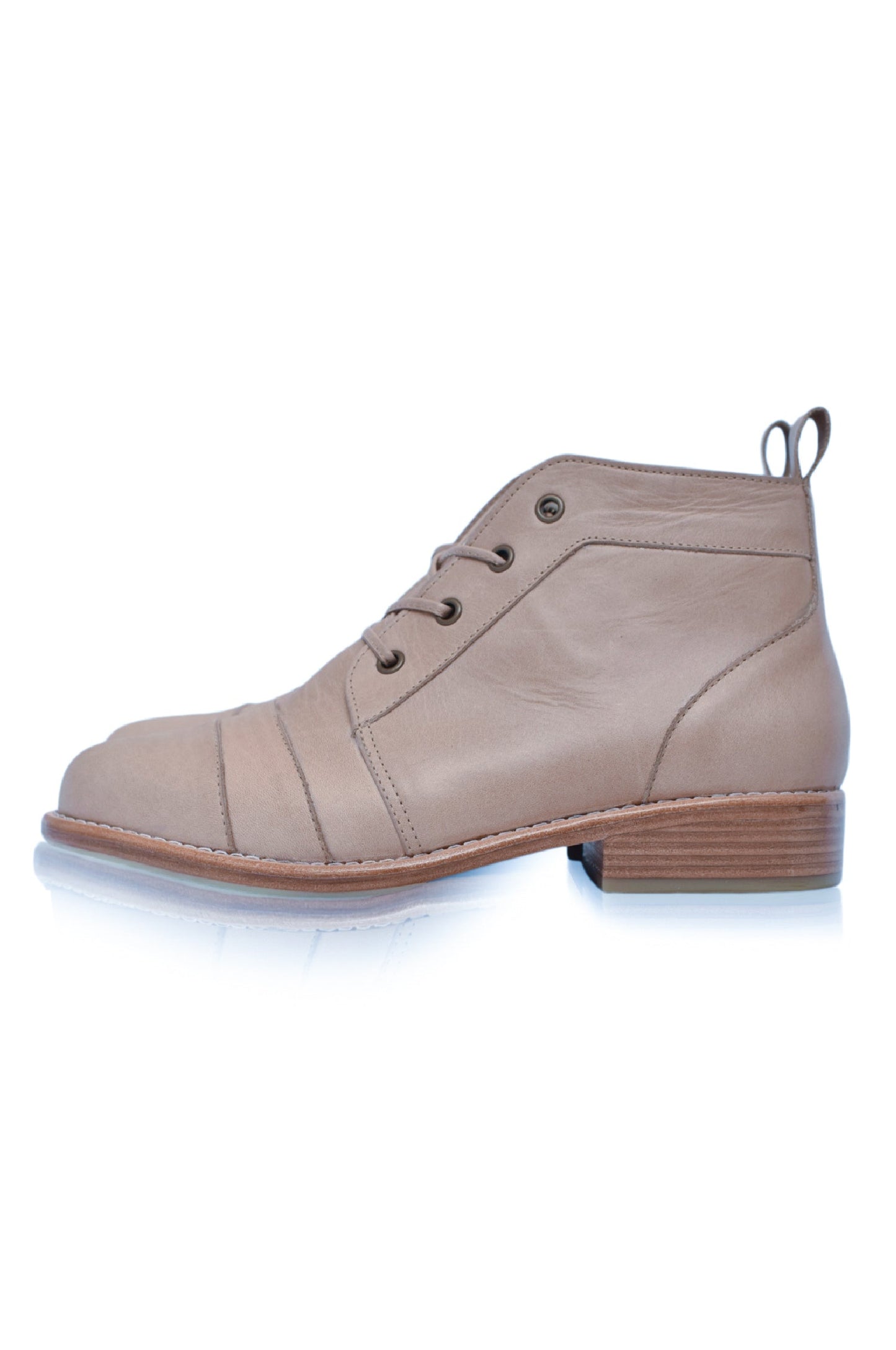 Jacinda Lace-Up Leather Boots