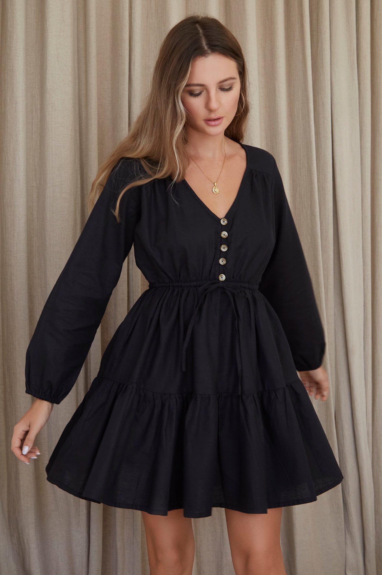 Percy Linen Mini Dress