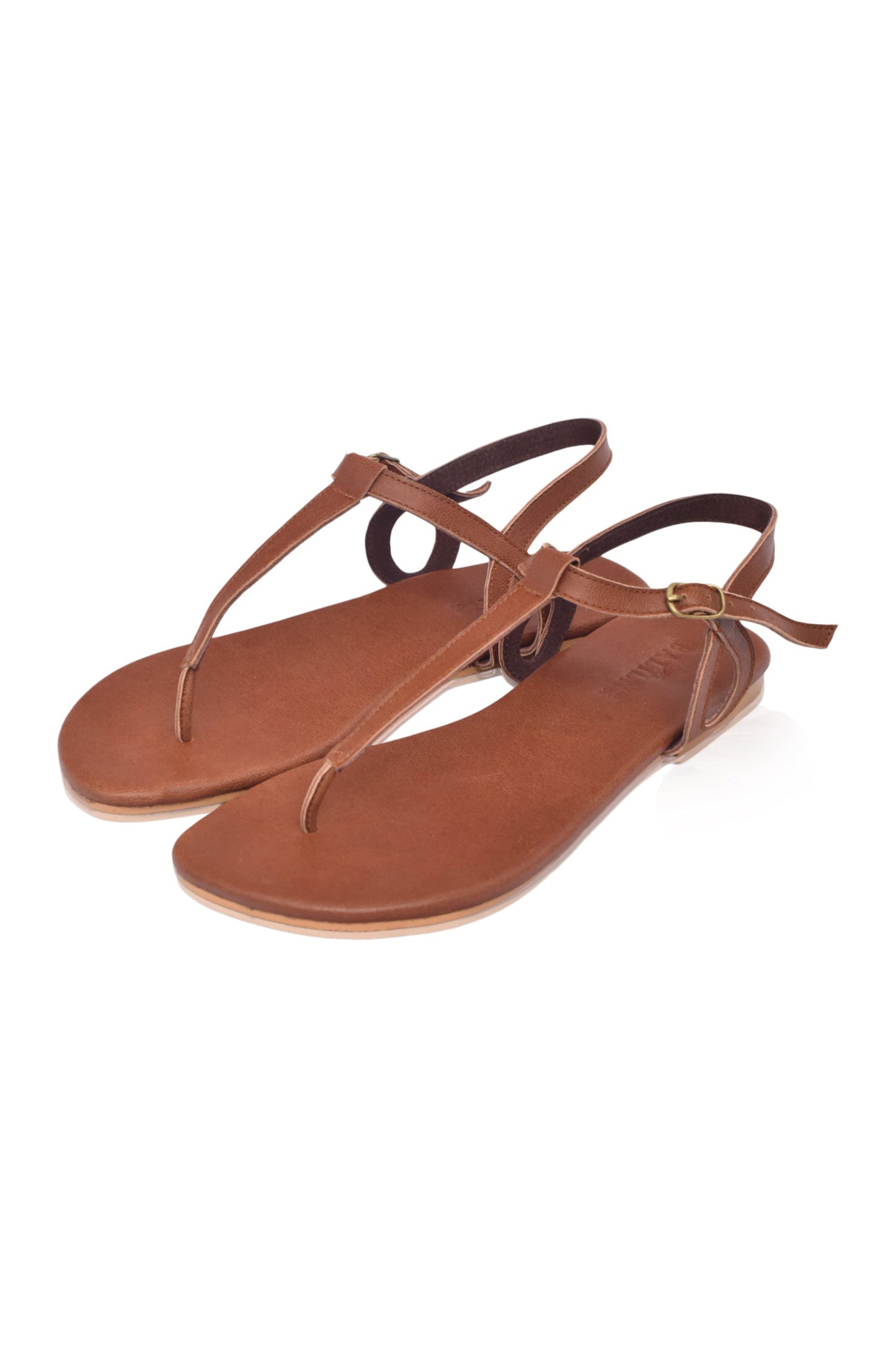 Rosie T-strap Leather Sandals
