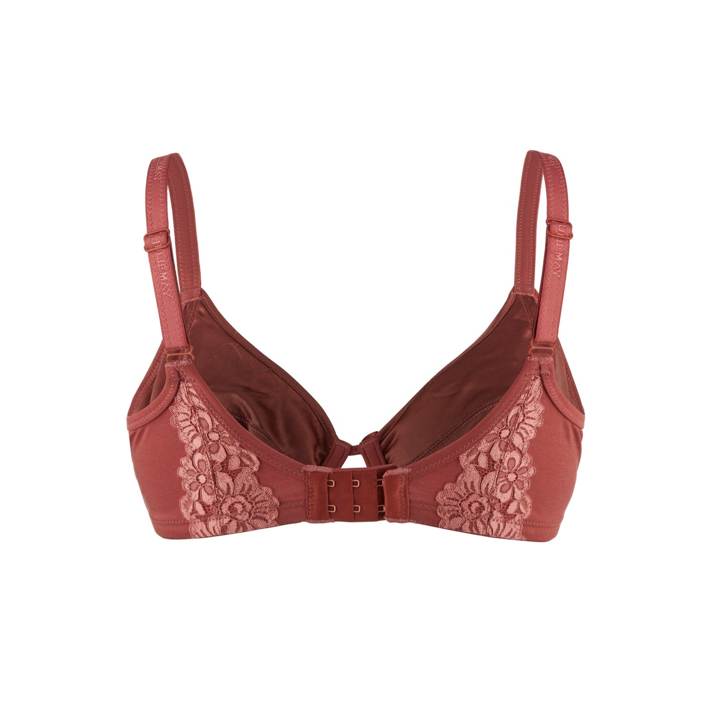 Amelia Silk & Organic Cotton Lace Full Cup Wireless Bra