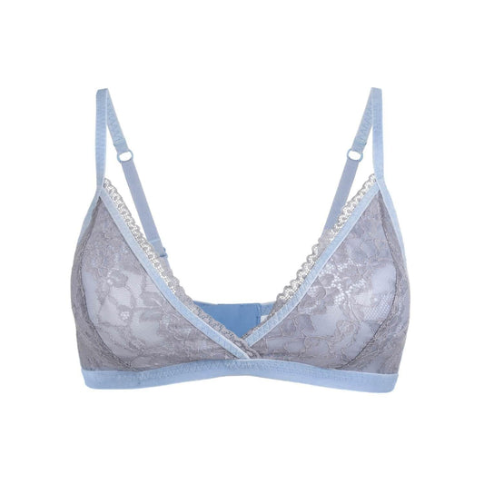 Serenity Silk & Organic Cotton Lace Bralette