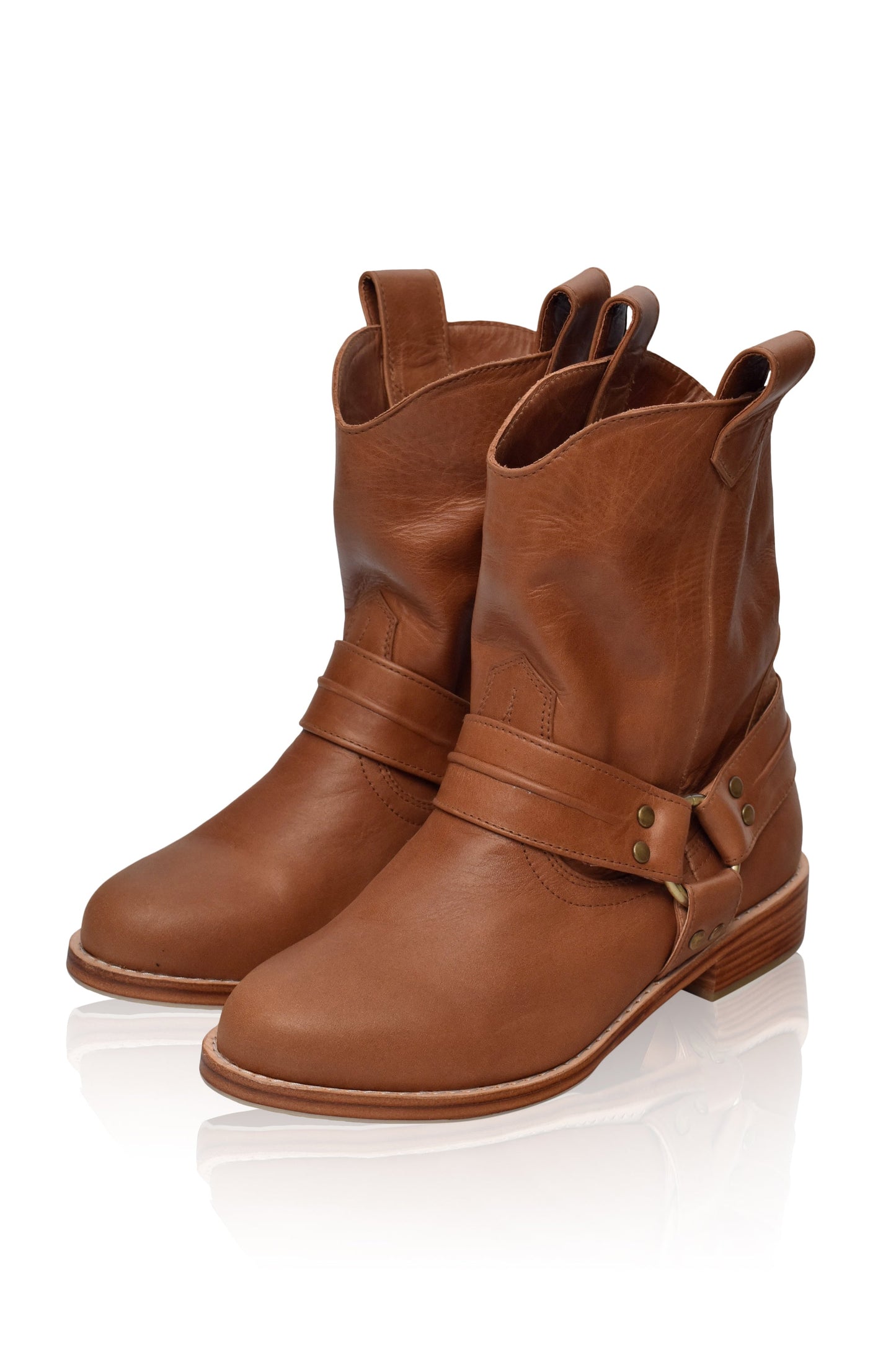 Iona Pull-On Leather Boots