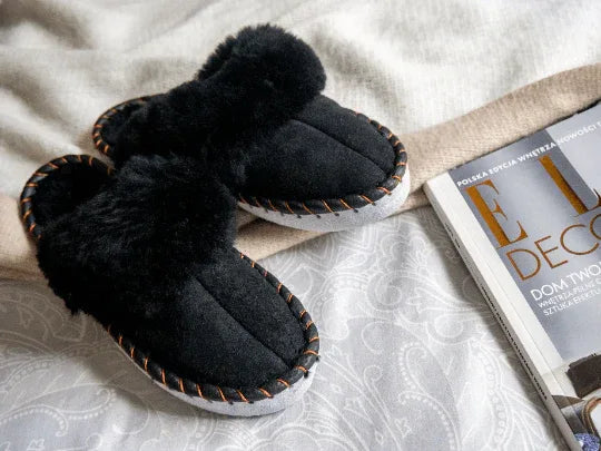 Cassia Sheepskin Mules